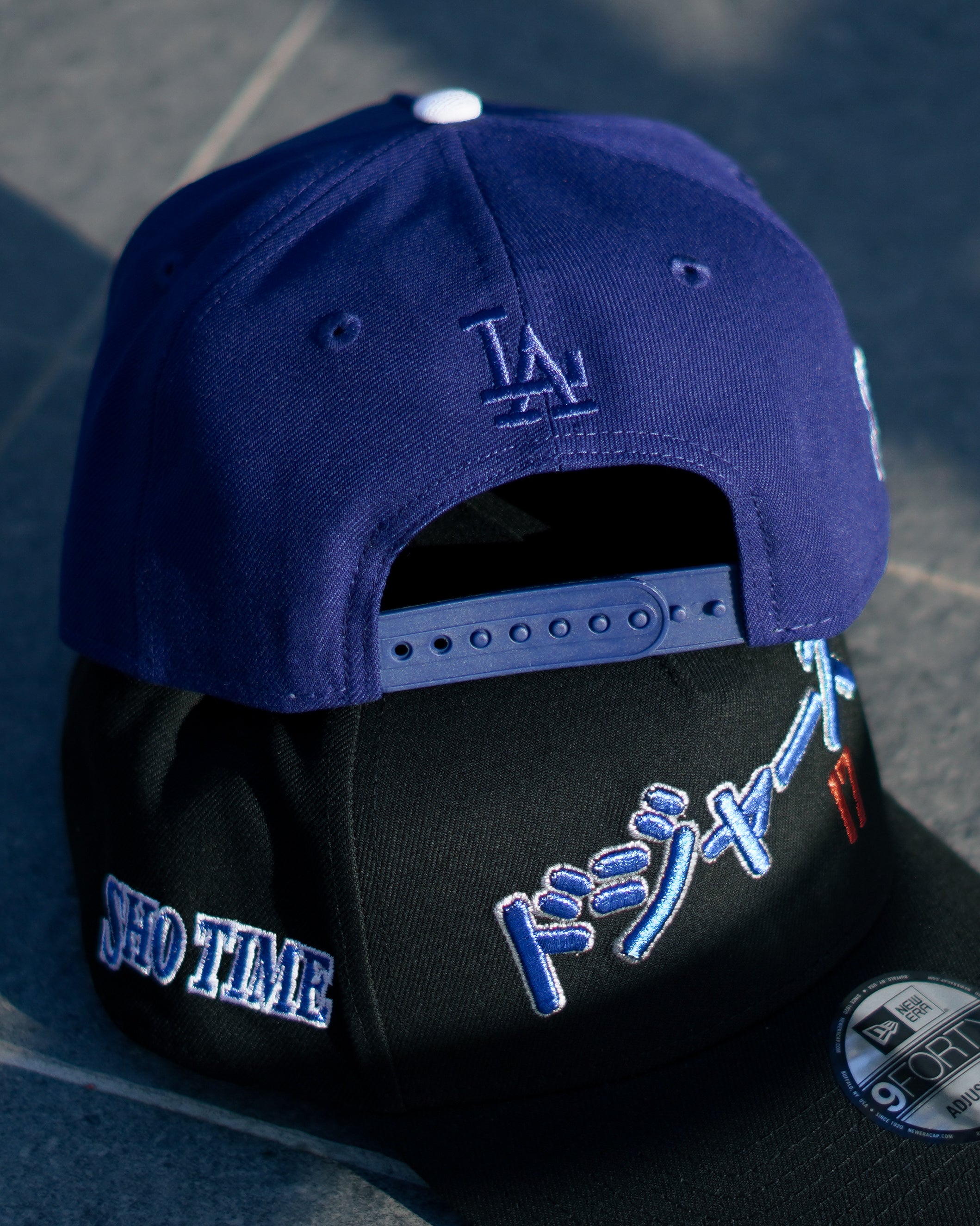 Los Angeles Dodgers Shotime Patch Kanji Script 9Forty A-Frame Snapback Hat