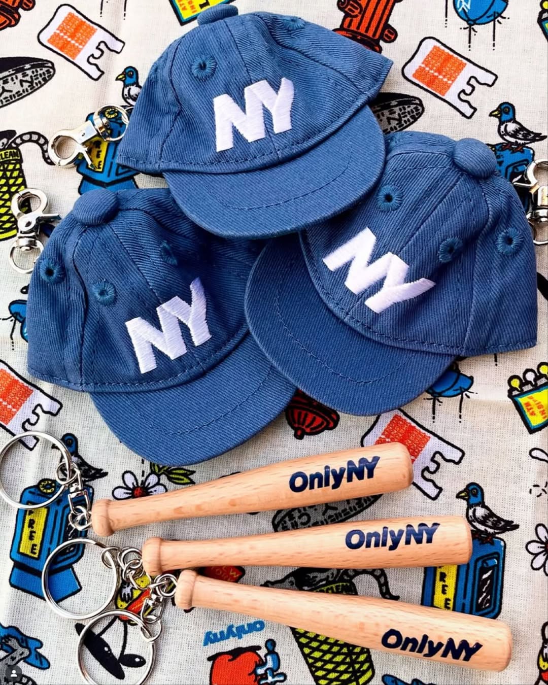 NY Speed Logo Mini Hat Keychain