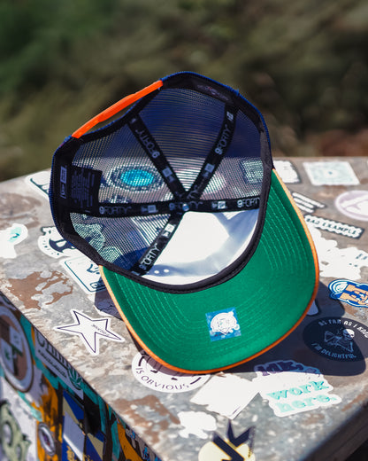 Auburn Sunsets Foam Trucker 9Forty A Frame Snapback Hat