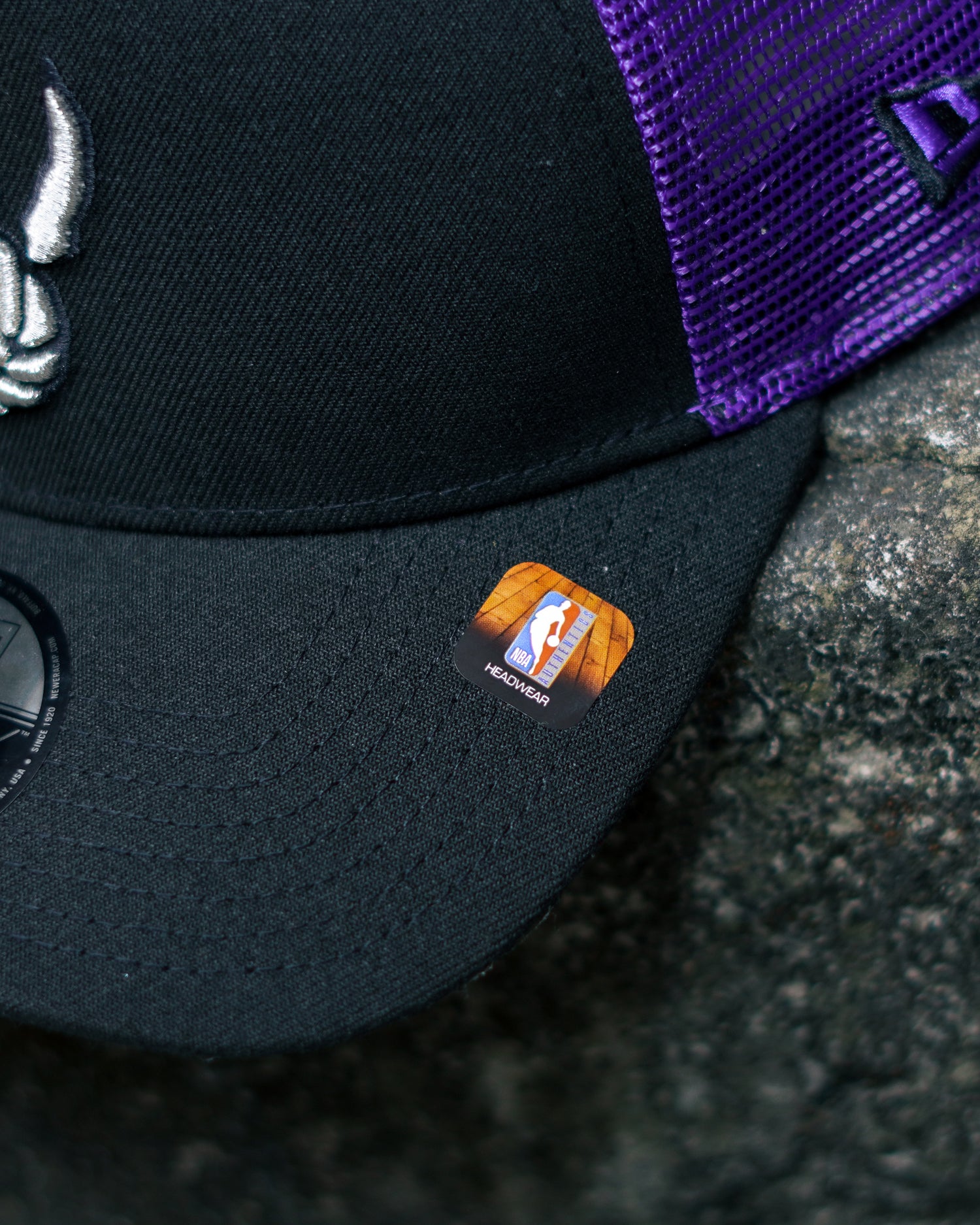 Toronto Raptors Black Edition 9FORTY “A Frame” Trucker Hat