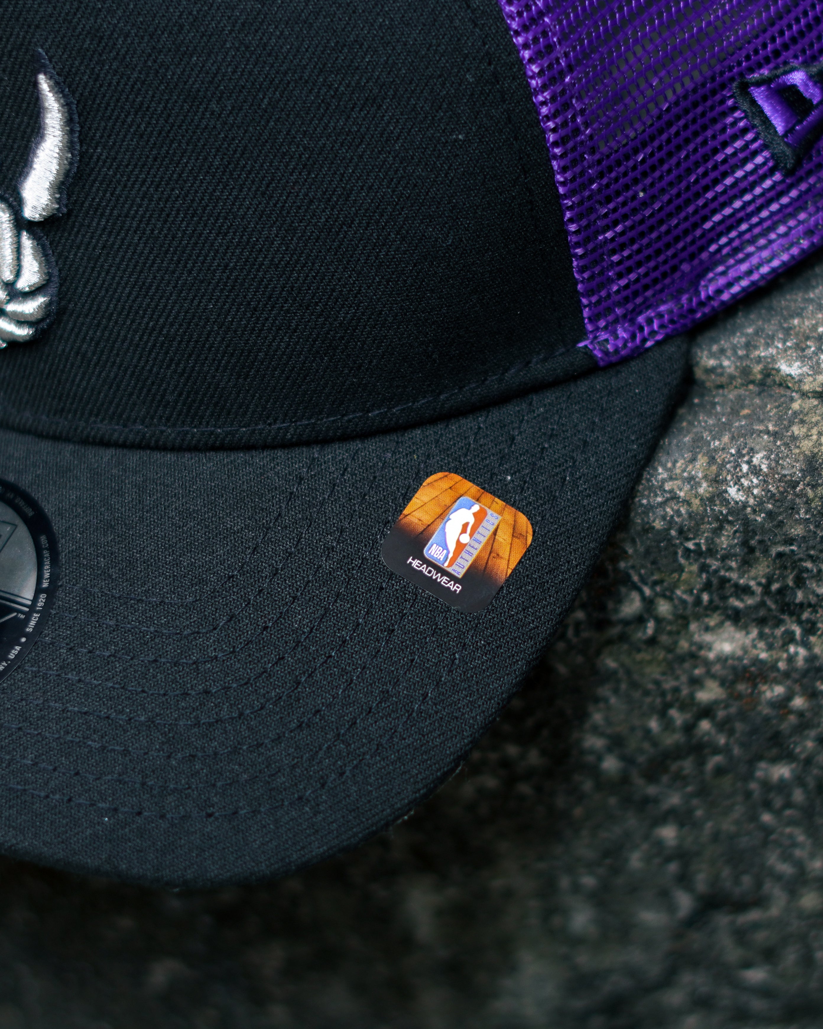 Toronto Raptors Black Edition 9FORTY “A Frame” Trucker Hat
