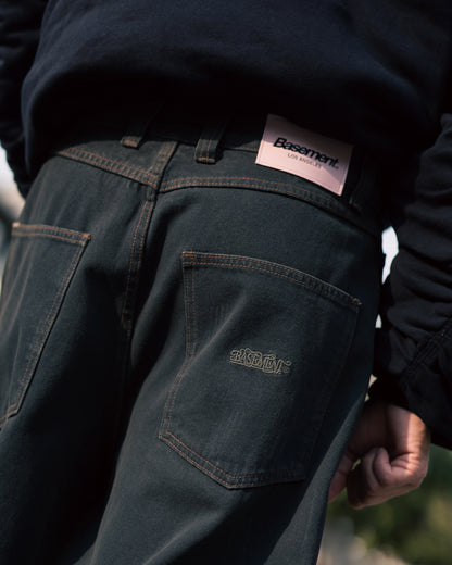 WAXED DENIM PANT