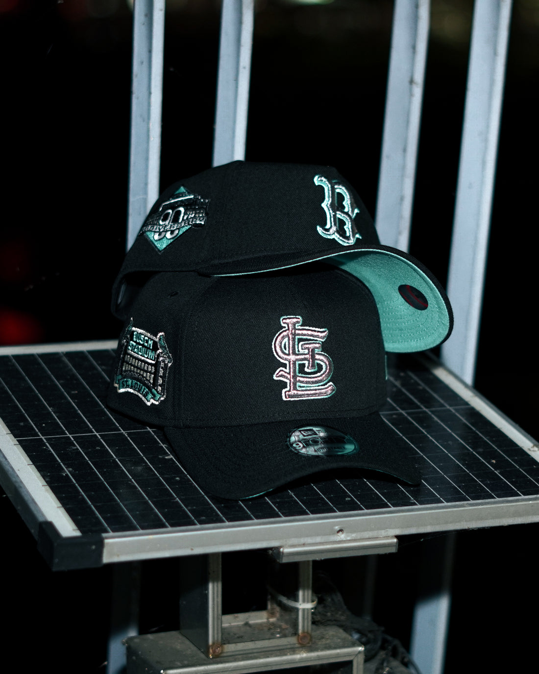 Mint Black Prime Edition 9Forty "A-Frame" Snapback Hat