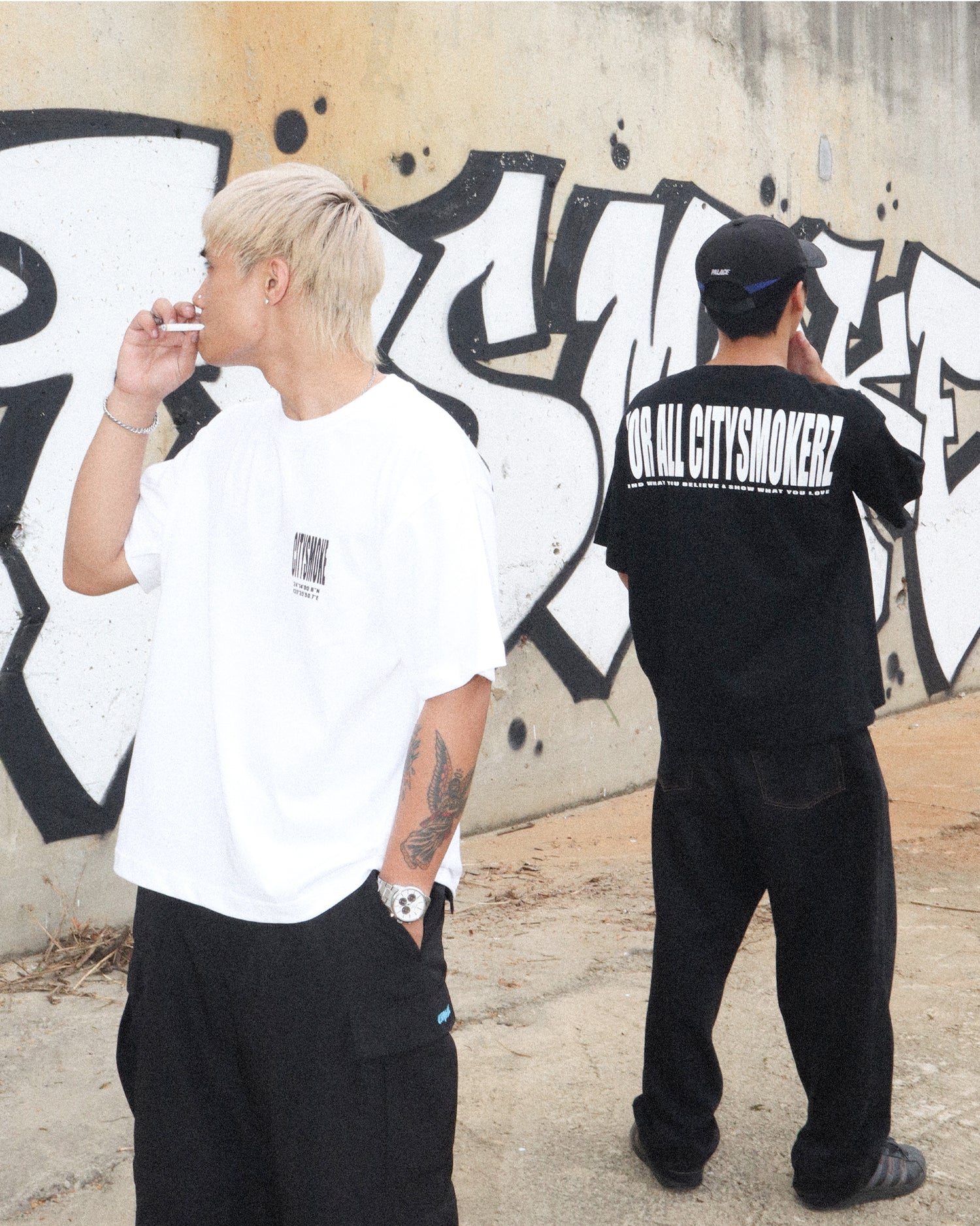 25SS FORALLCITYSMOKERZ TAGLINE TEE