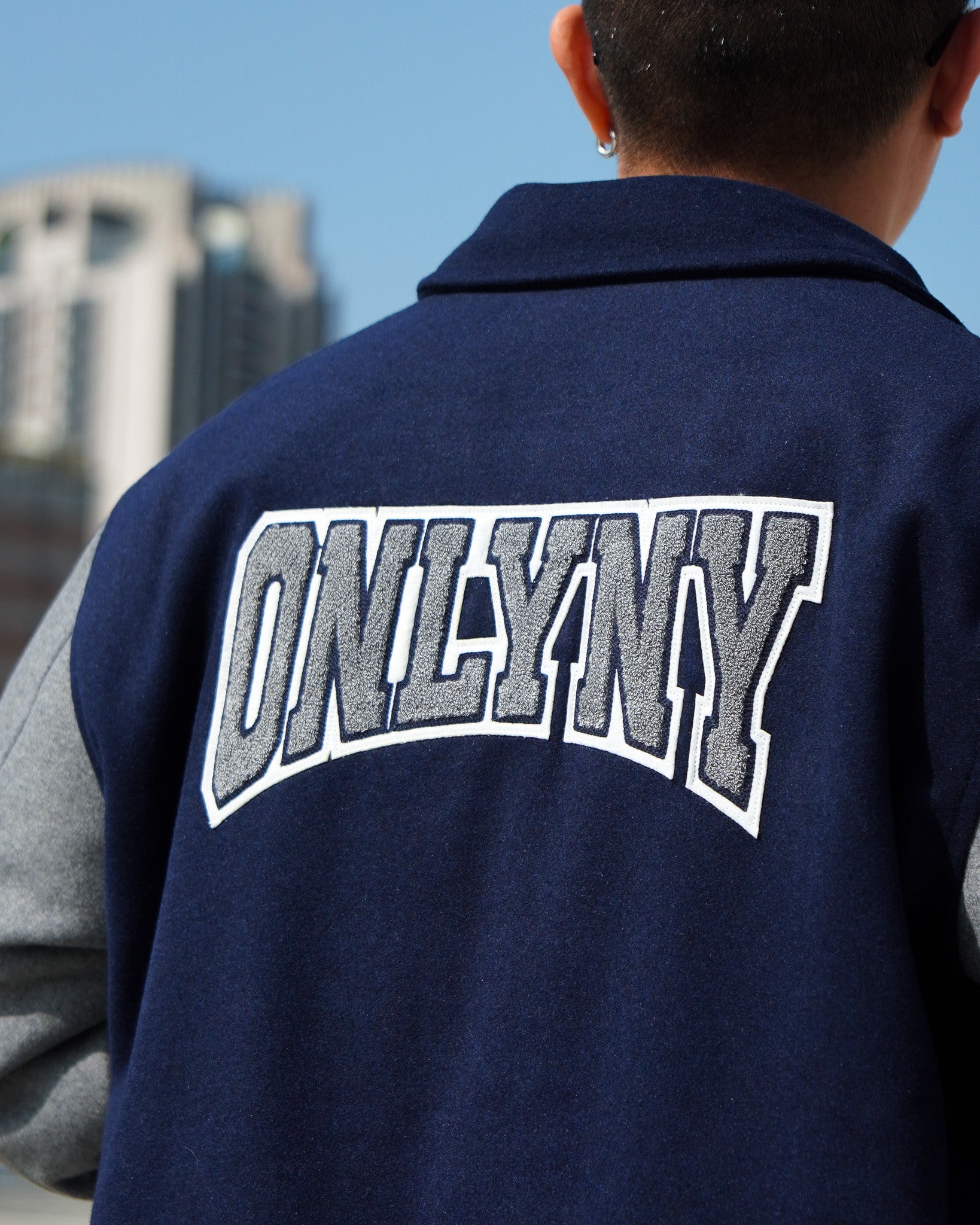 League Melton Wool Varsity Jacket