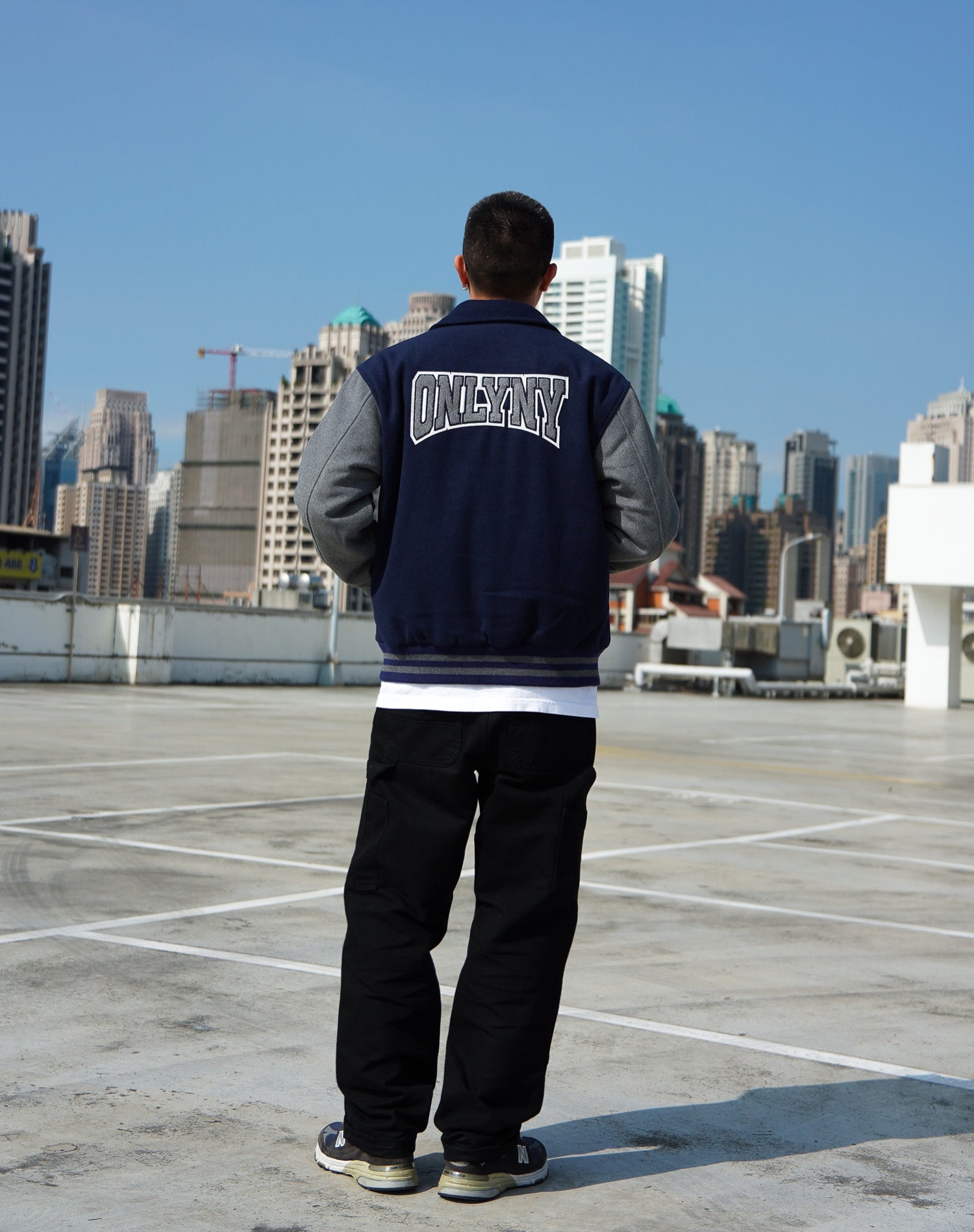 League Melton Wool Varsity Jacket