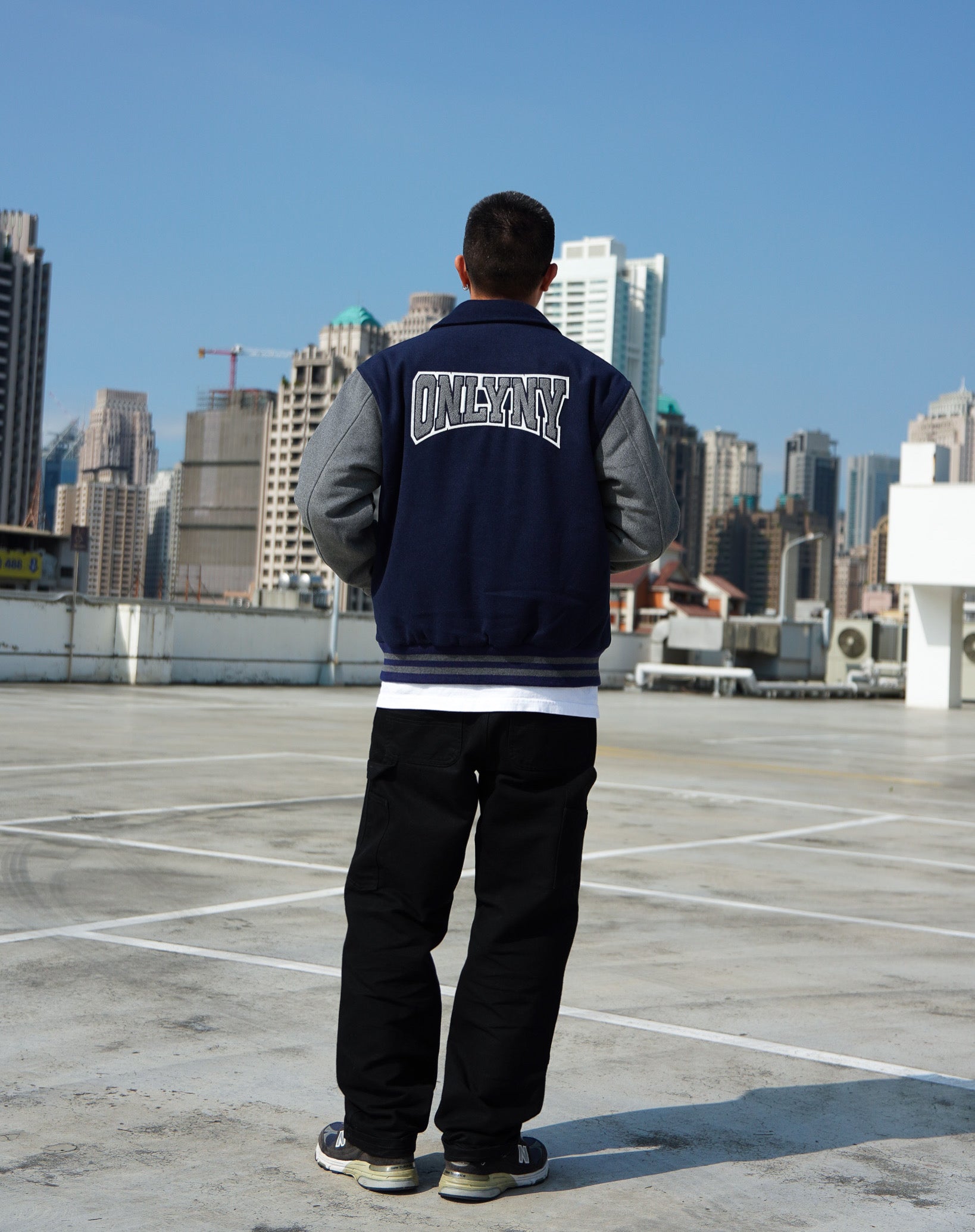 League Melton Wool Varsity Jacket