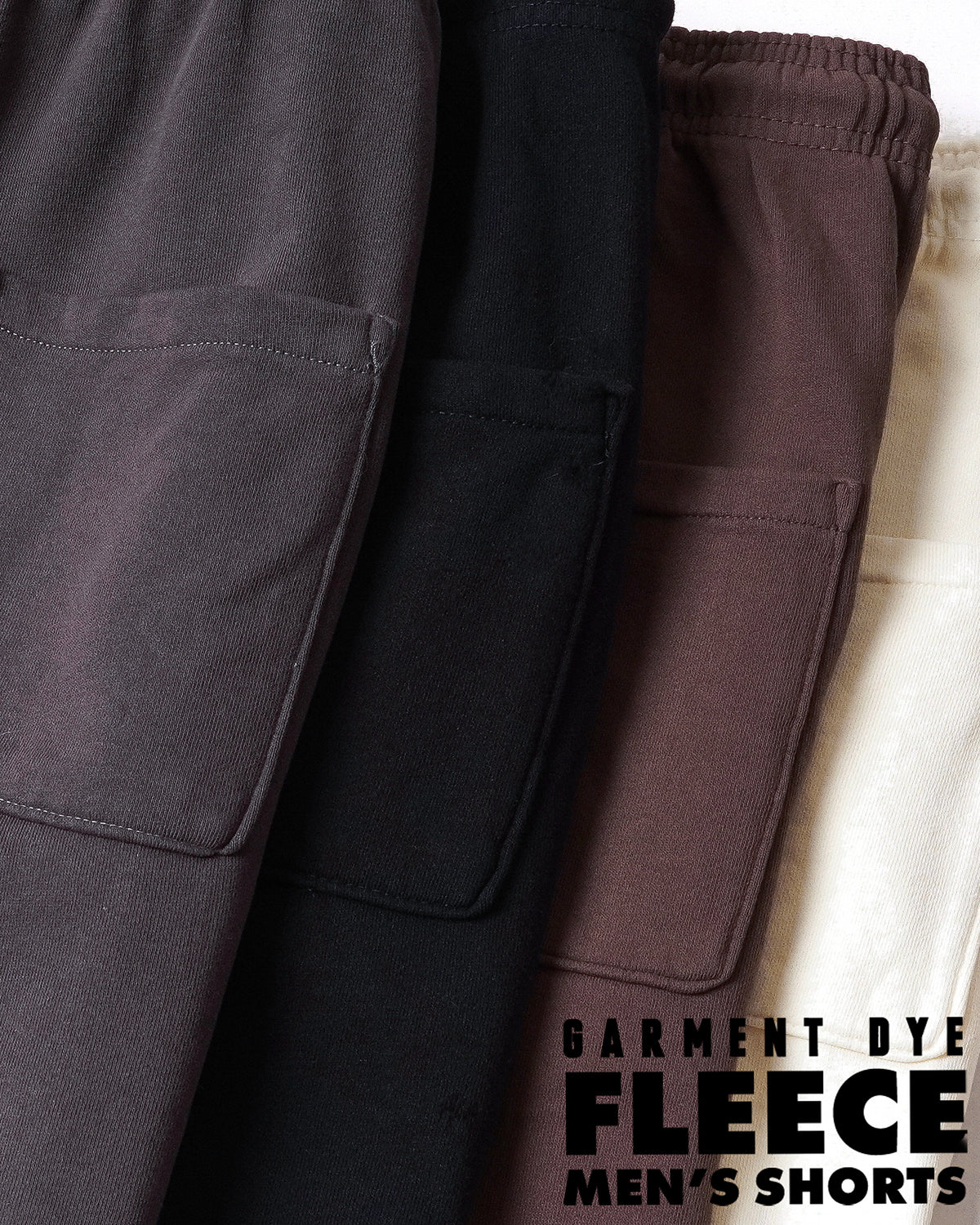 Garment Dye Fleece Shorts