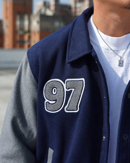 League Melton Wool Varsity Jacket