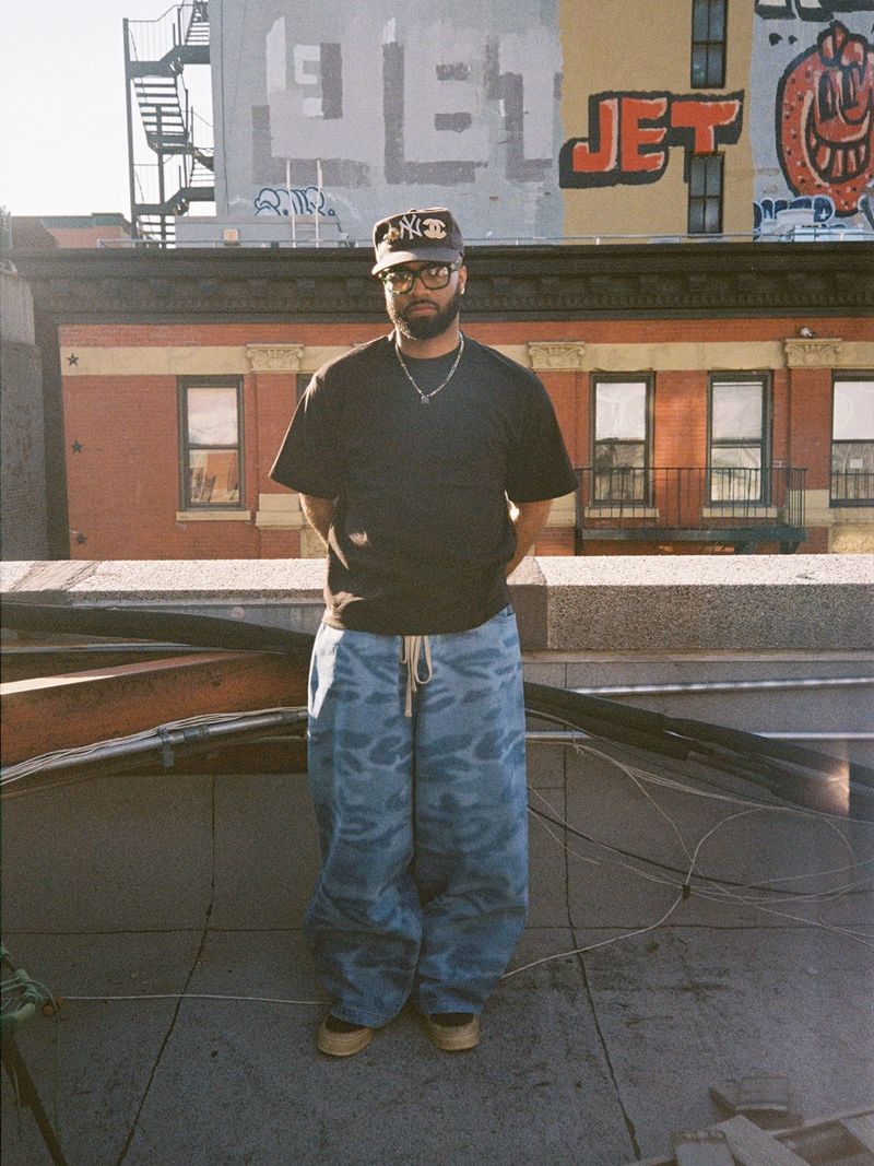 Balloon Denim Pants-CAMO