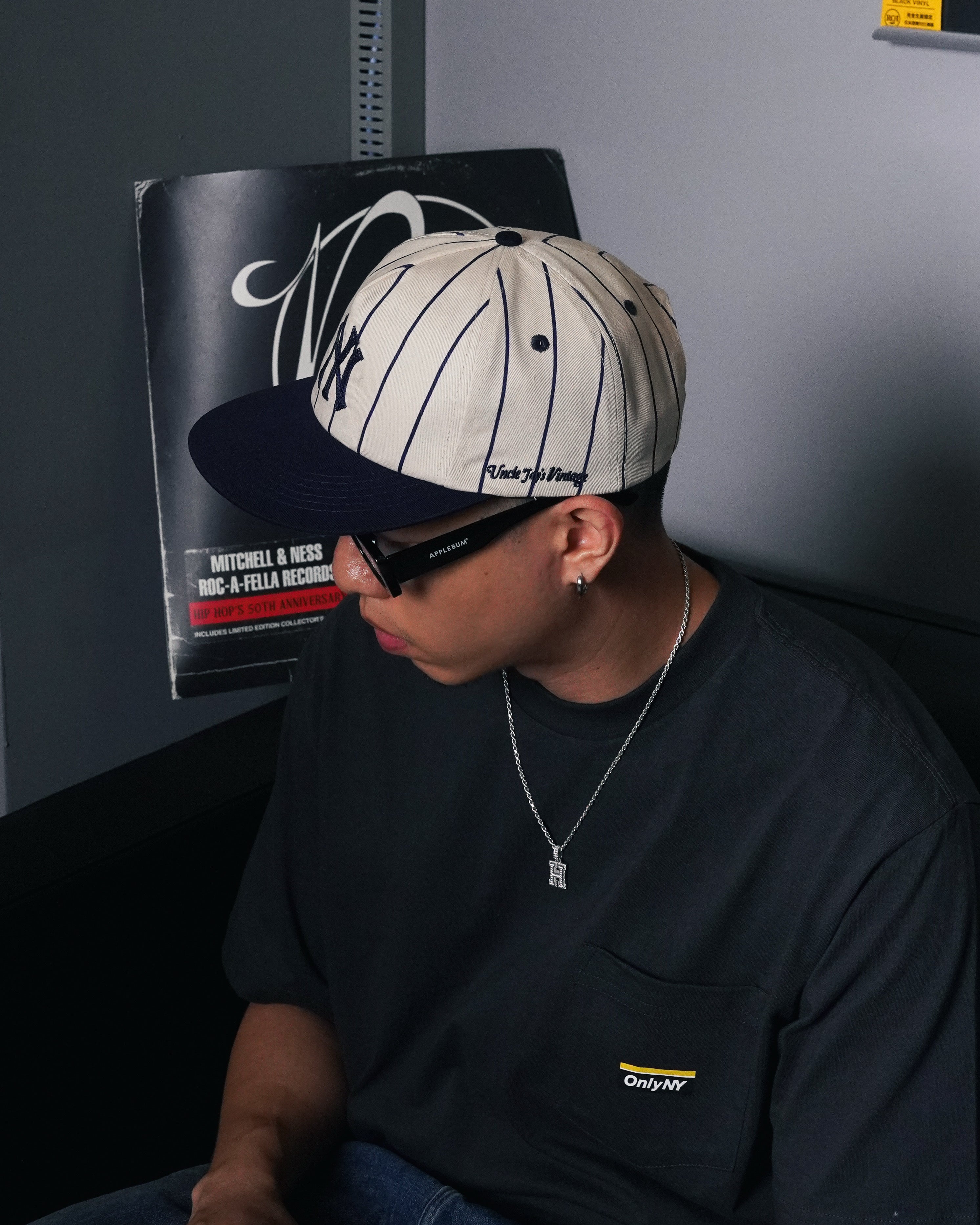 New York Mets &amp; Yankees Pinstripe Cap