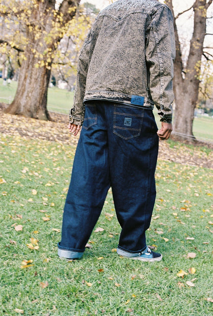 Wide Cut Denim Jeans