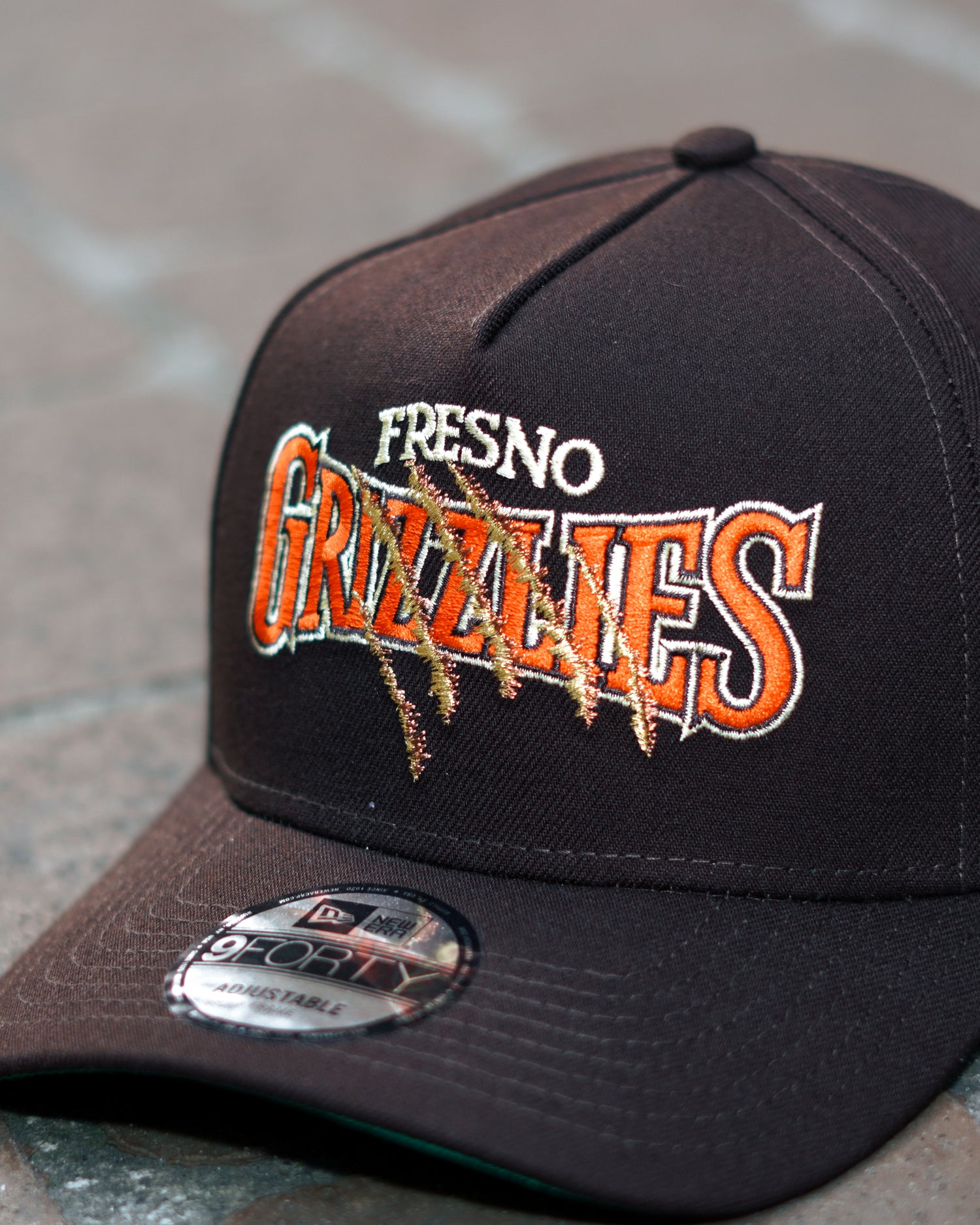 Fresno Grizzlies Burnt Wood 9Forty Hat ”A-Frame“-