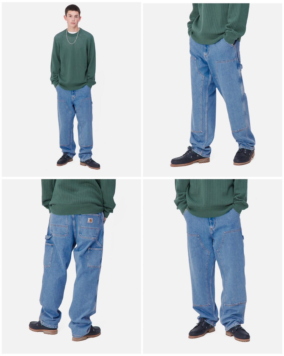 Double Knee Pant-Denim