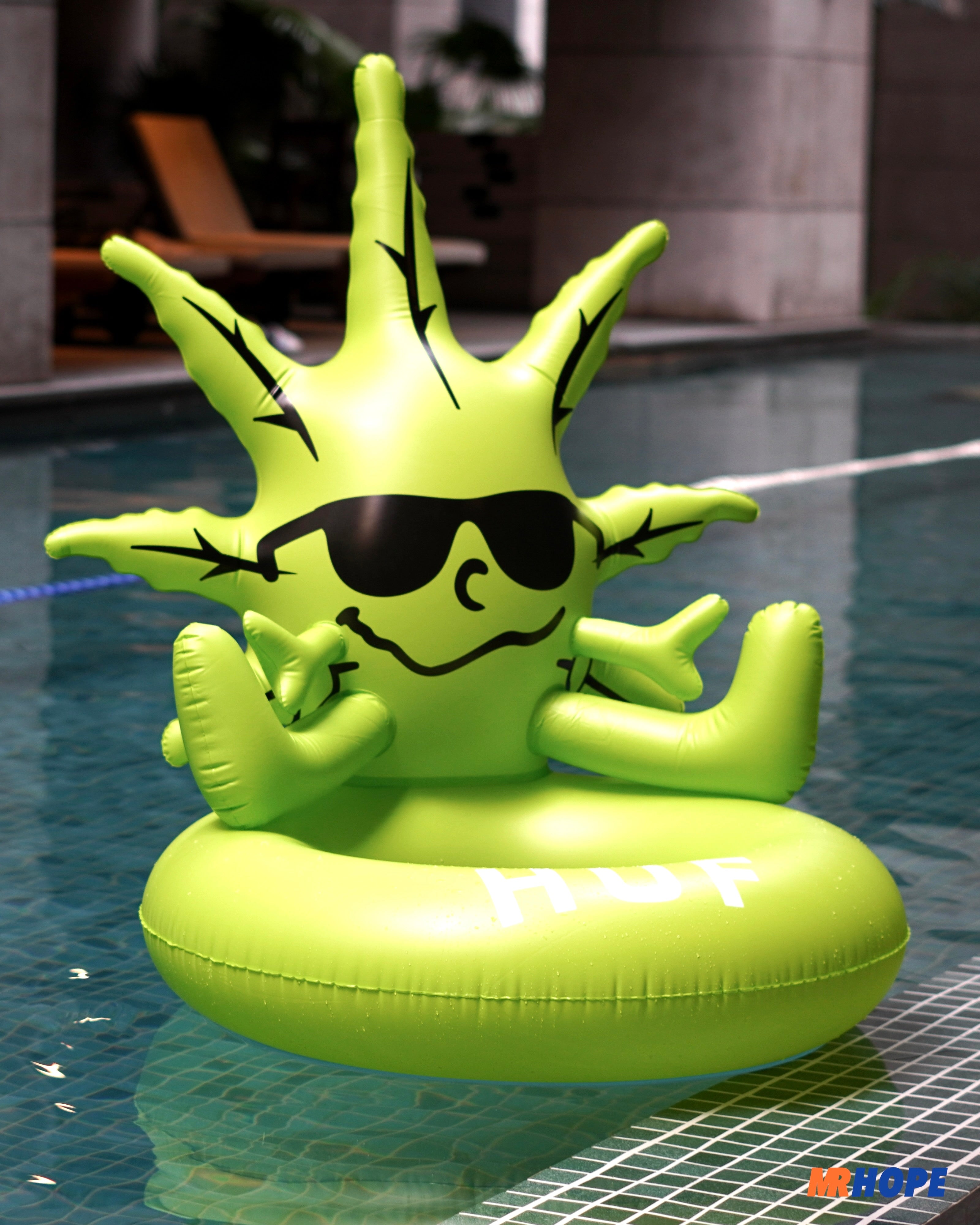 MR.HOPE】HUF Green Buddy Pool Floatie 游泳圈Marry 420 大麻寶寶