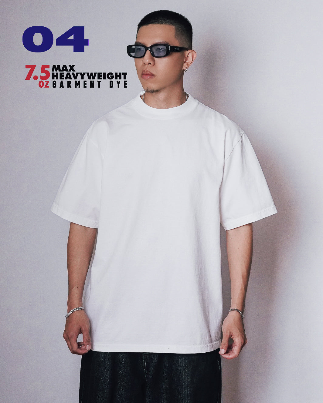 [04] 7.5oz Garment Dye T-Shirt