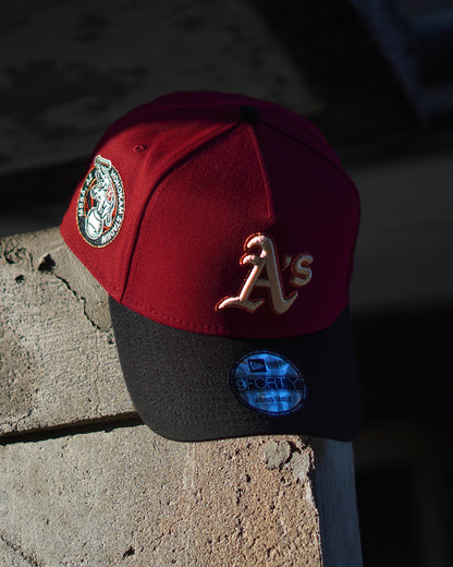 Oakland Athletics Stadium Patch Two Tone Edition 9Forty A Frame Snapback Hat