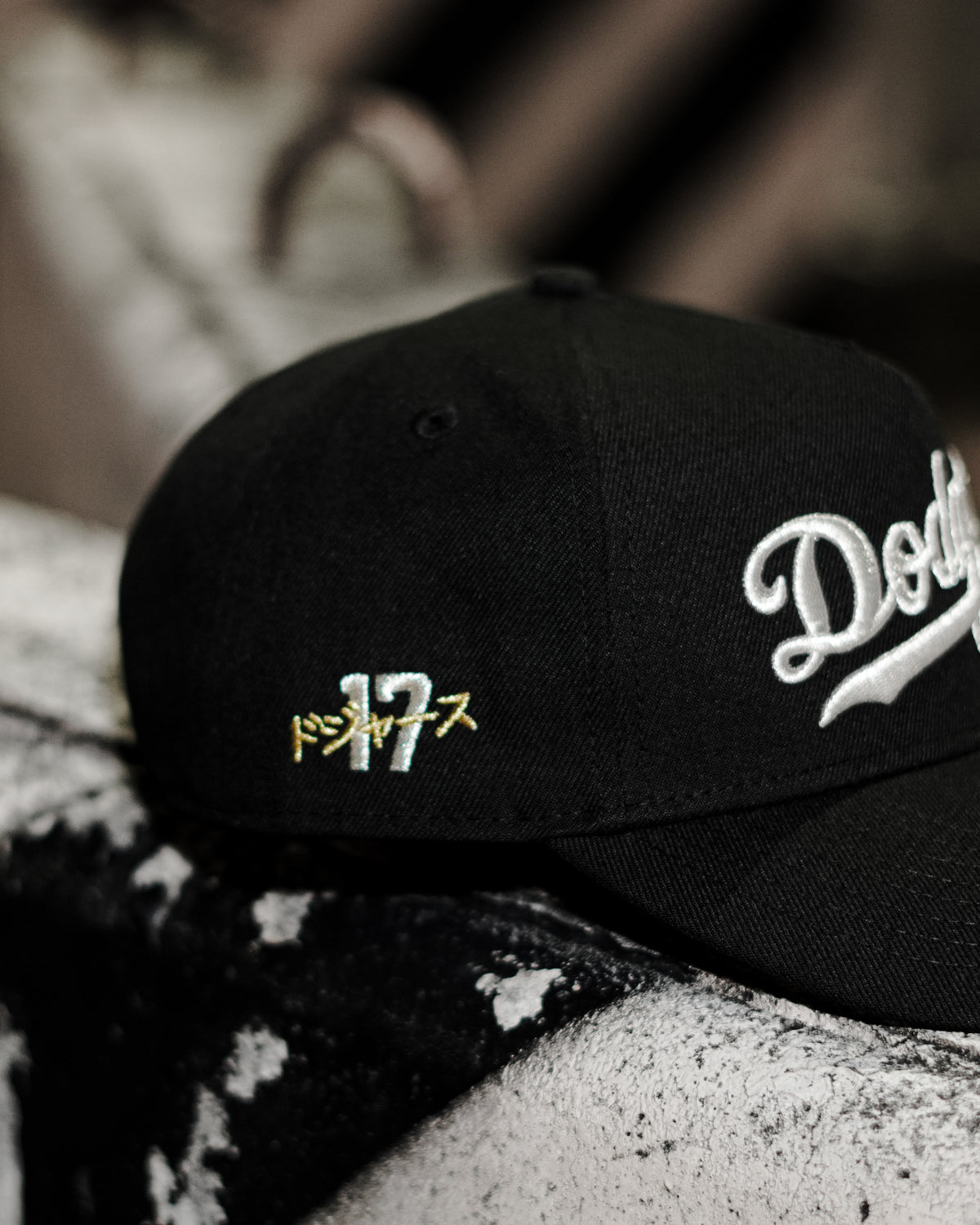 Los Angeles Dodgers Shohei Ohtani 17 Patch Script Snapback Hat 9Forty "A-Frame"