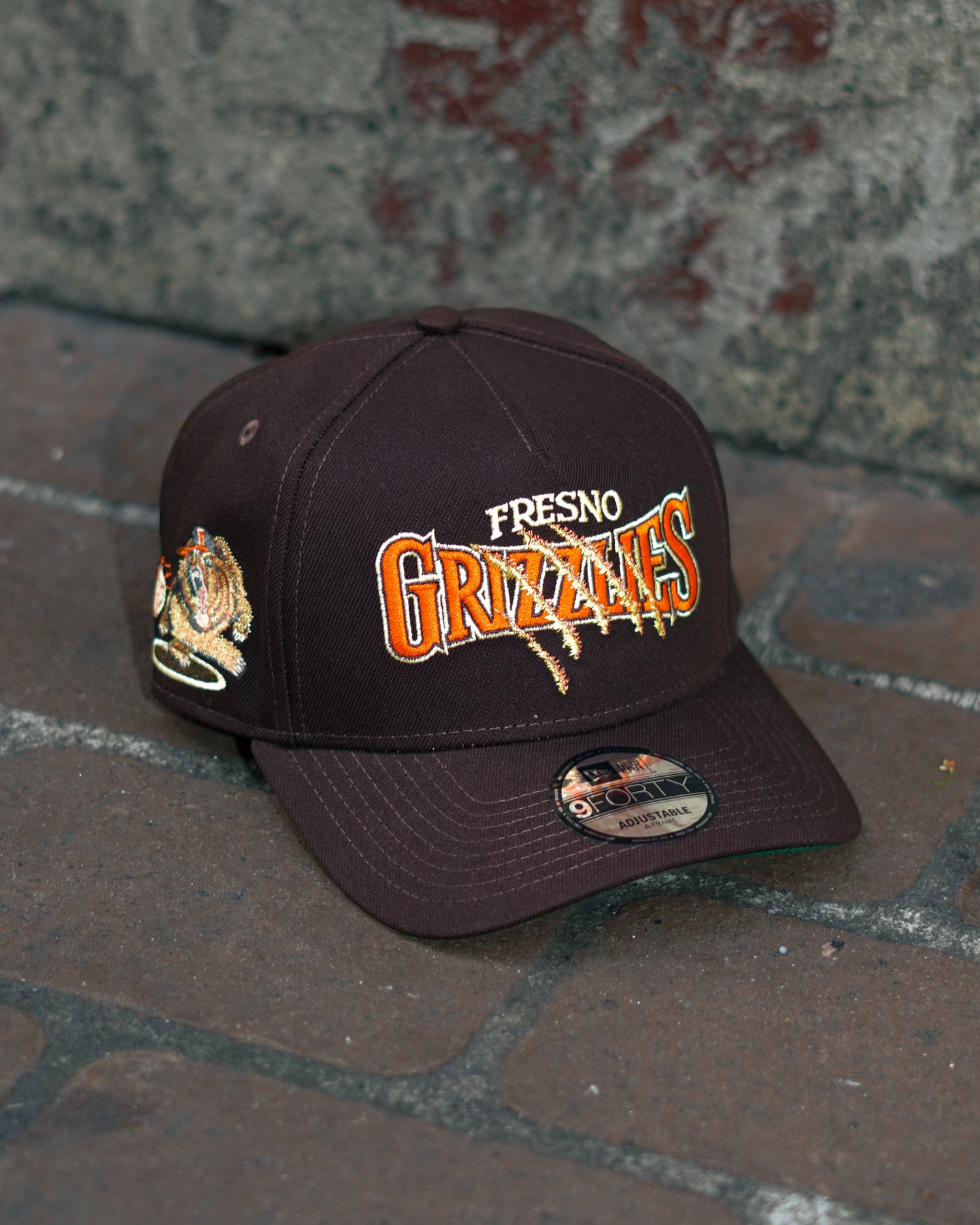 Fresno Grizzlies Burnt Wood 9Forty Hat ”A-Frame“-