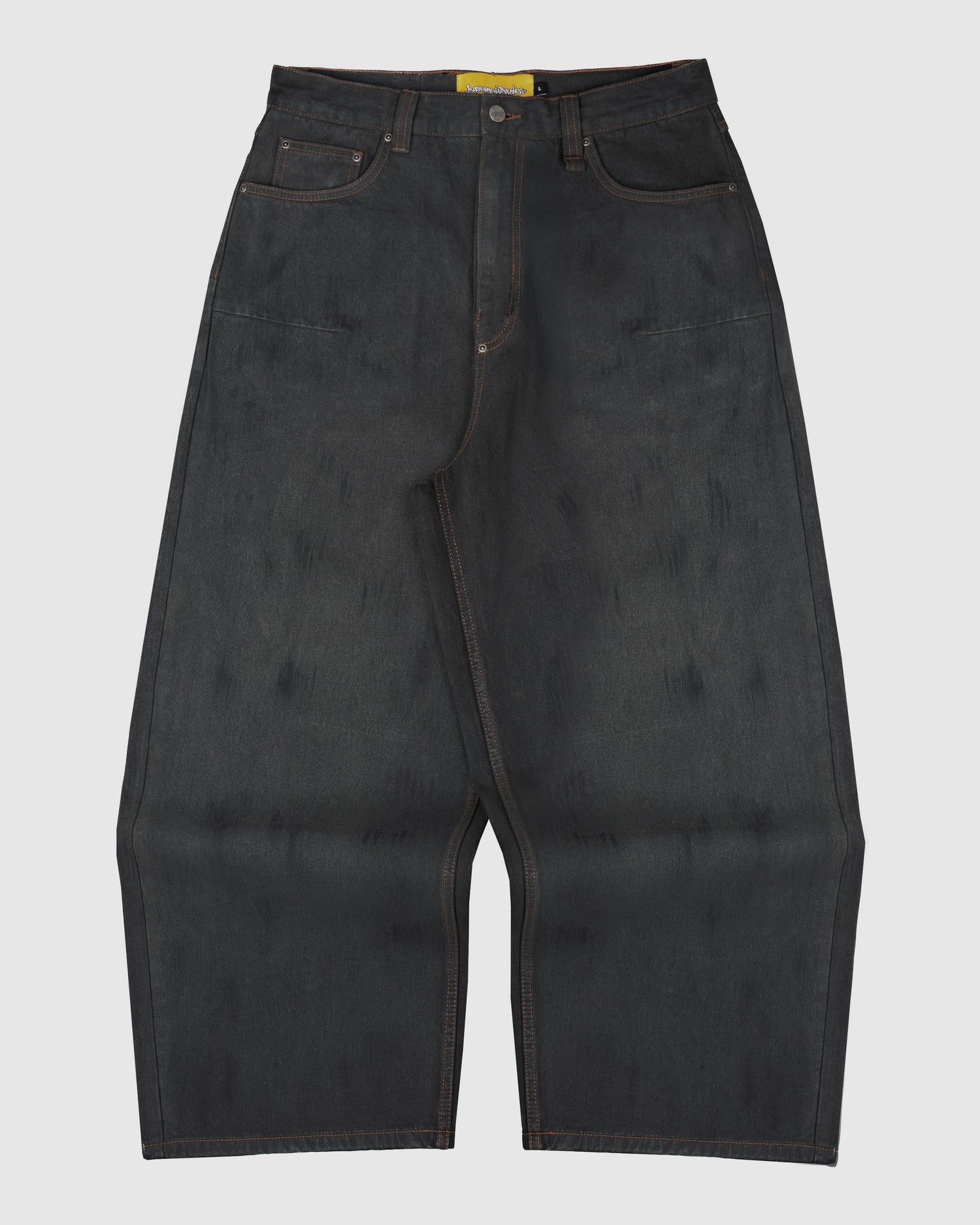 WAXED DENIM PANT
