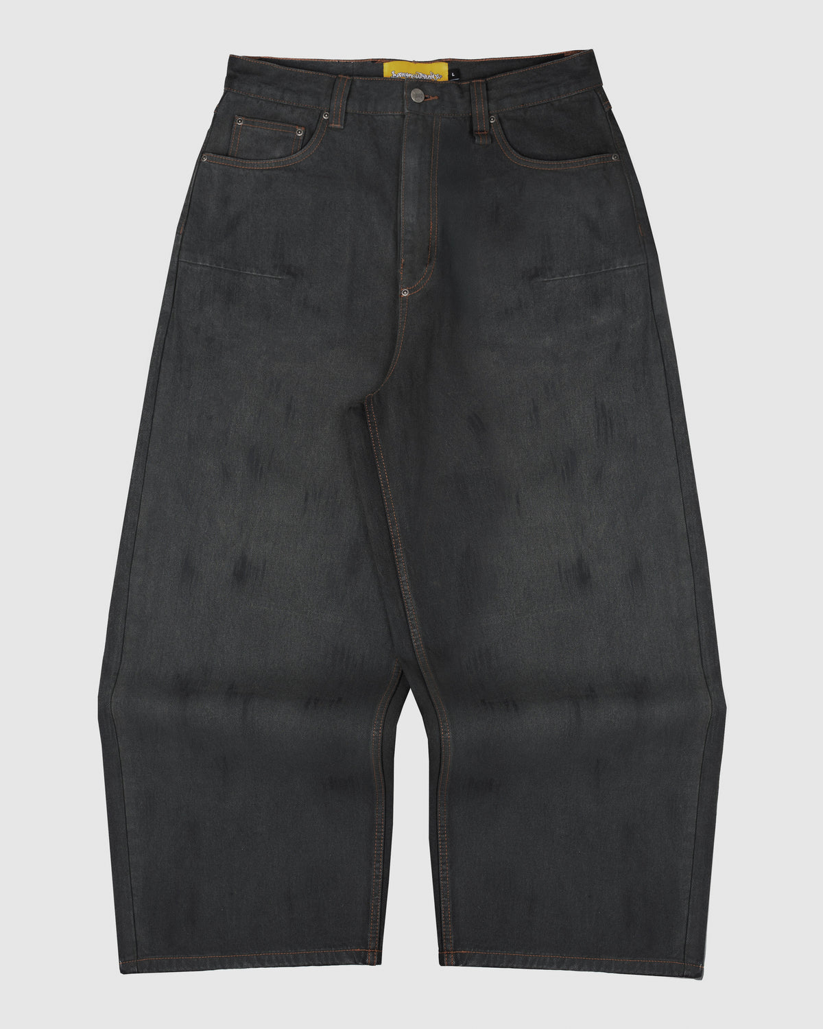 WAXED DENIM PANT