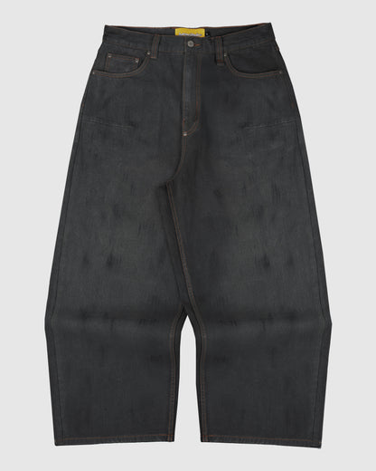 WAXED DENIM PANT
