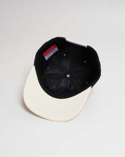 Two Tone Short Brim Snapback Hat