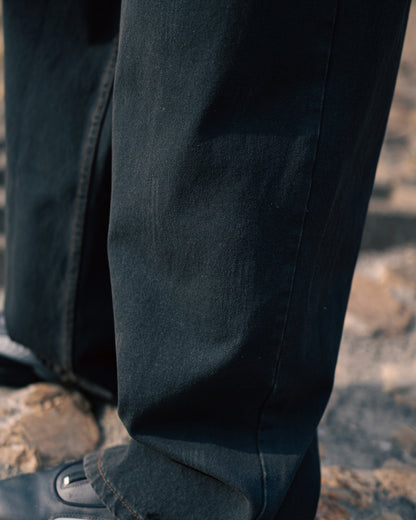 WAXED DENIM PANT