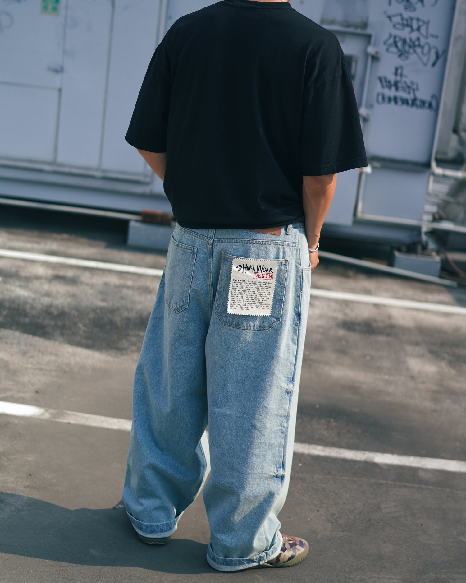 Balloon Denim Pants