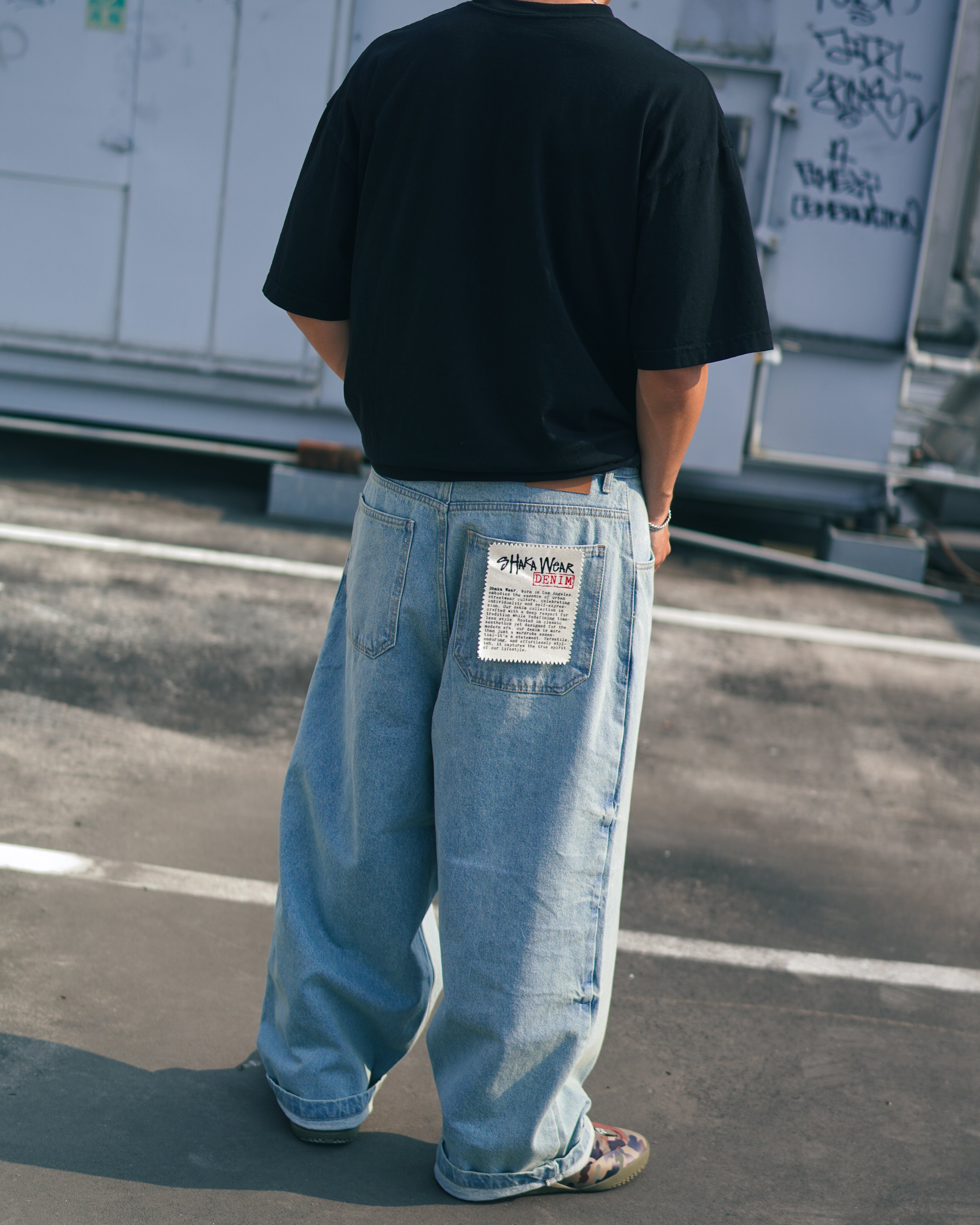 Balloon Denim Pants