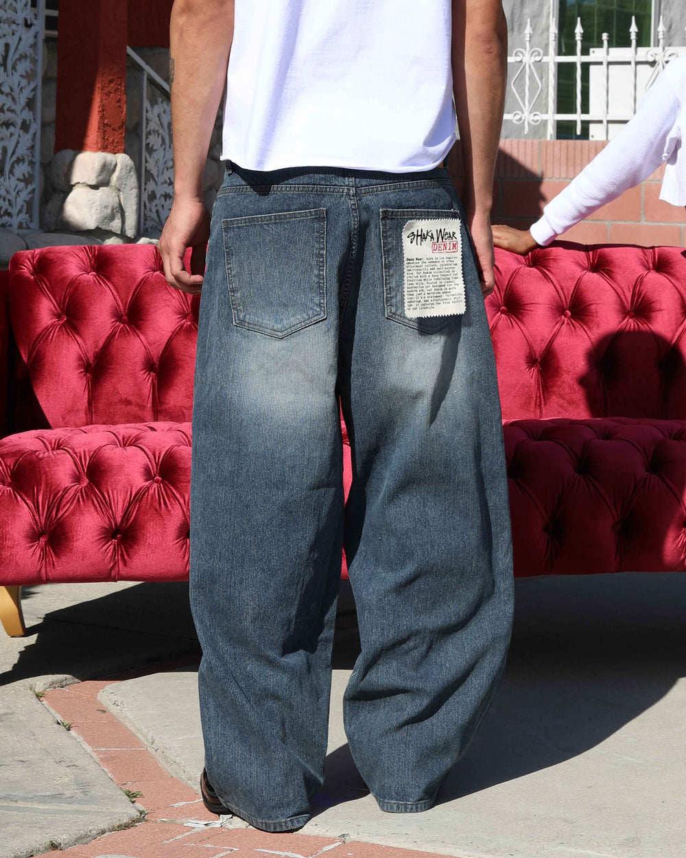 Baggy Corduroy Denim Pant