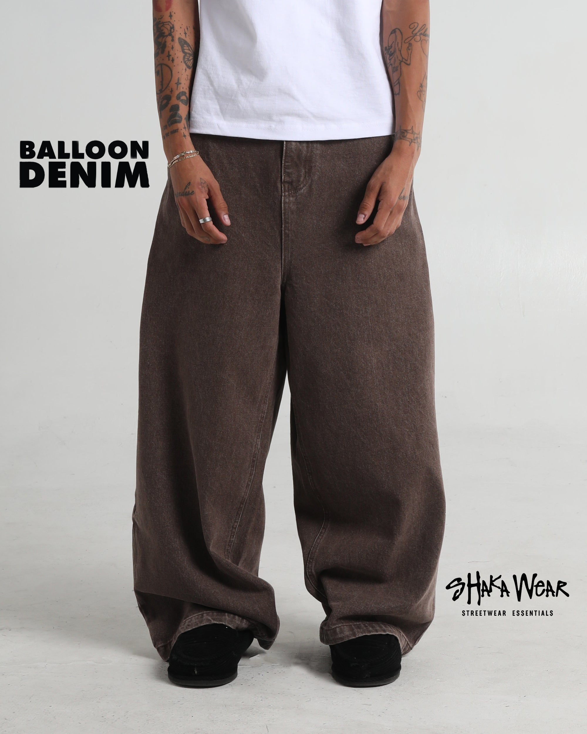 Balloon Denim Pants