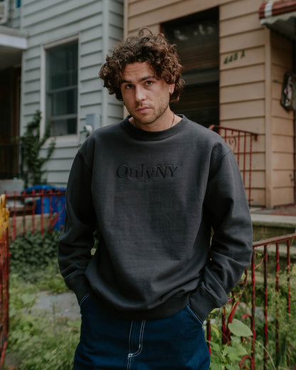 Embroidered Lodge Logo Crewneck