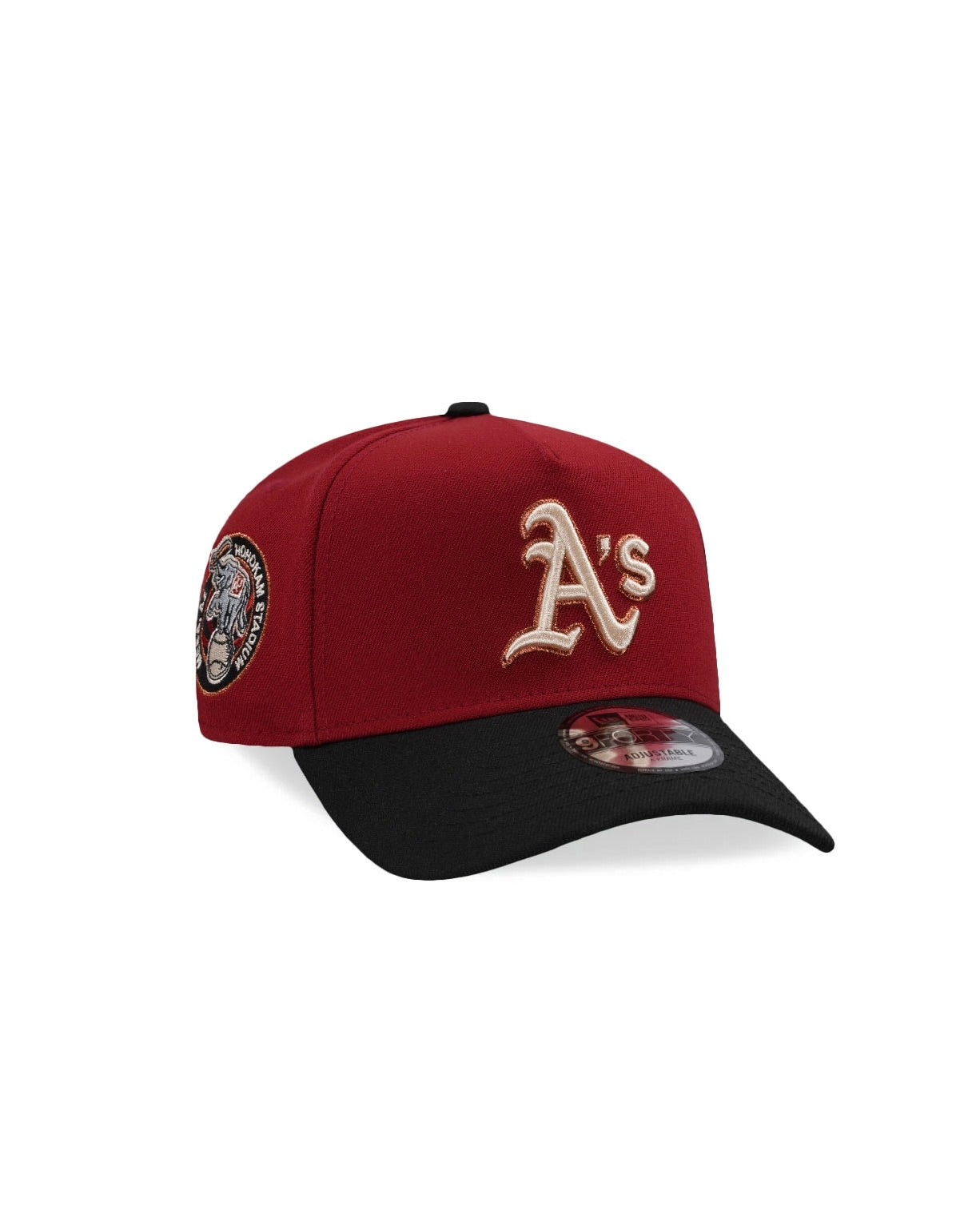 Oakland Athletics Stadium Patch Two Tone Edition 9Forty A Frame Snapback Hat