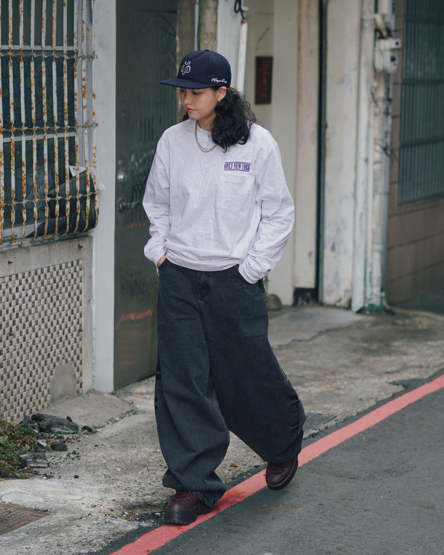 Balloon Denim Pants