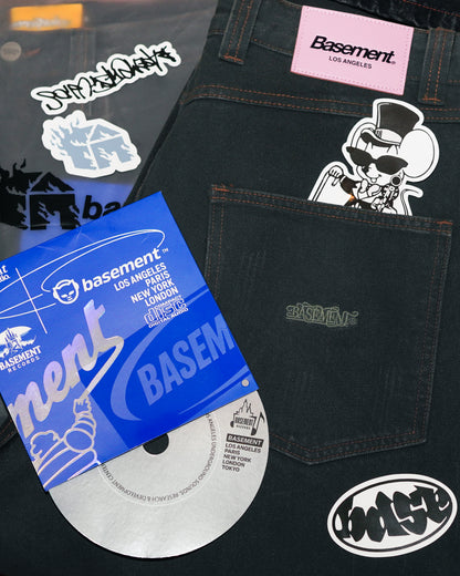 WAXED DENIM PANT