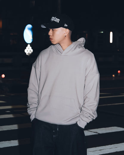 Garment Dye Double Layer Hoodie