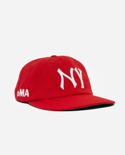 NEW YORK HAT-RED