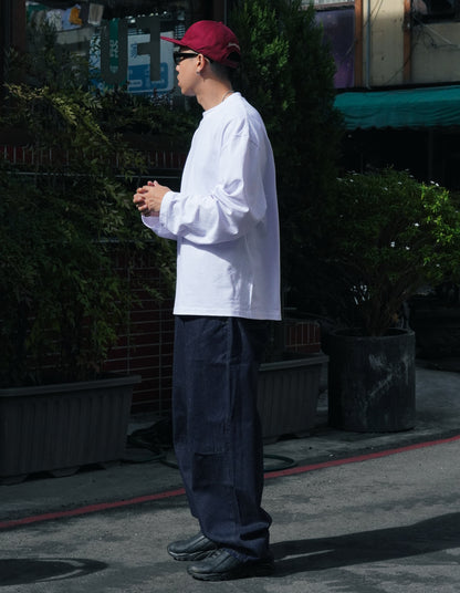 Wide Cut Denim Jeans