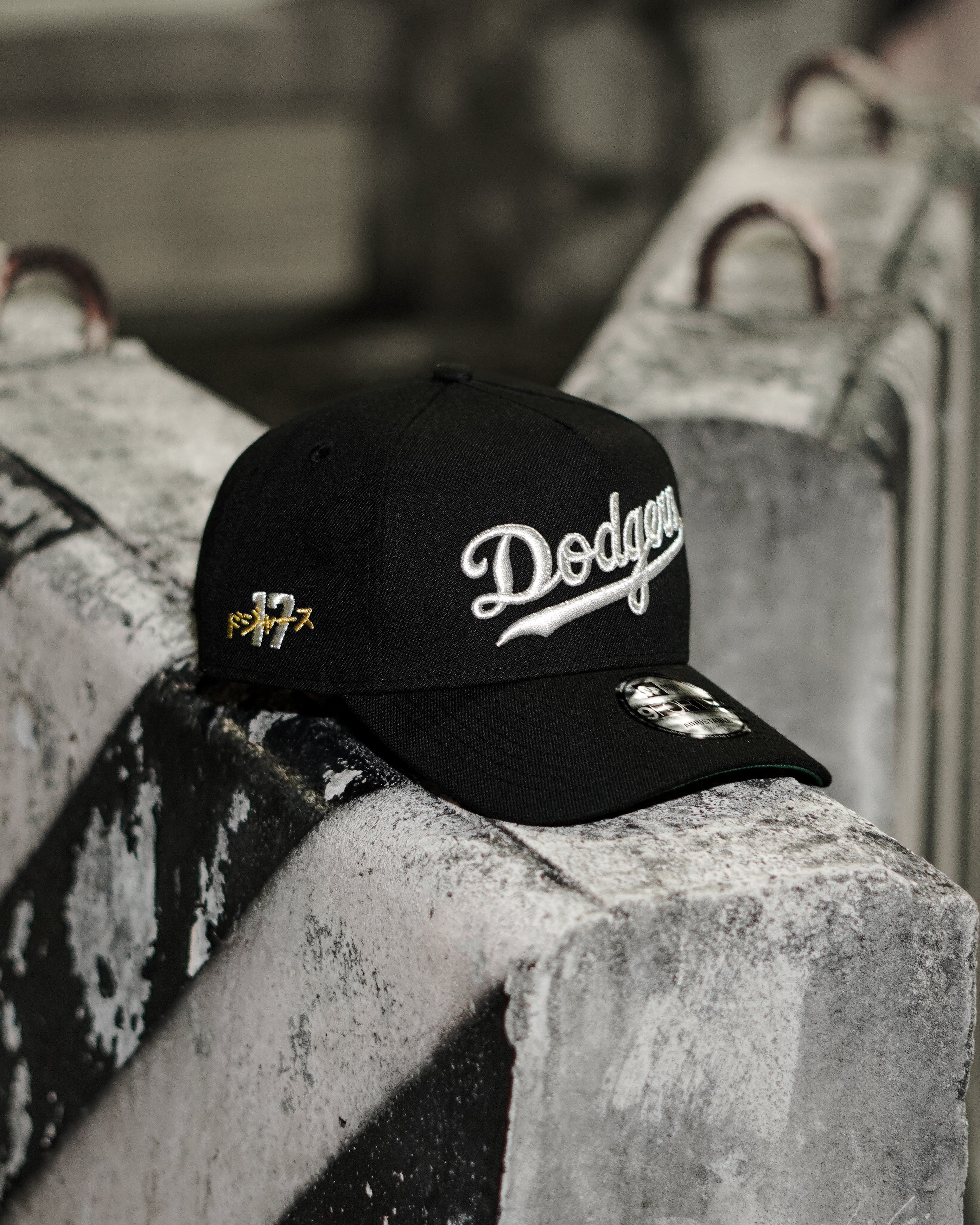 Los Angeles Dodgers Shohei Ohtani 17 Patch Script Snapback Hat 9Forty "A-Frame"