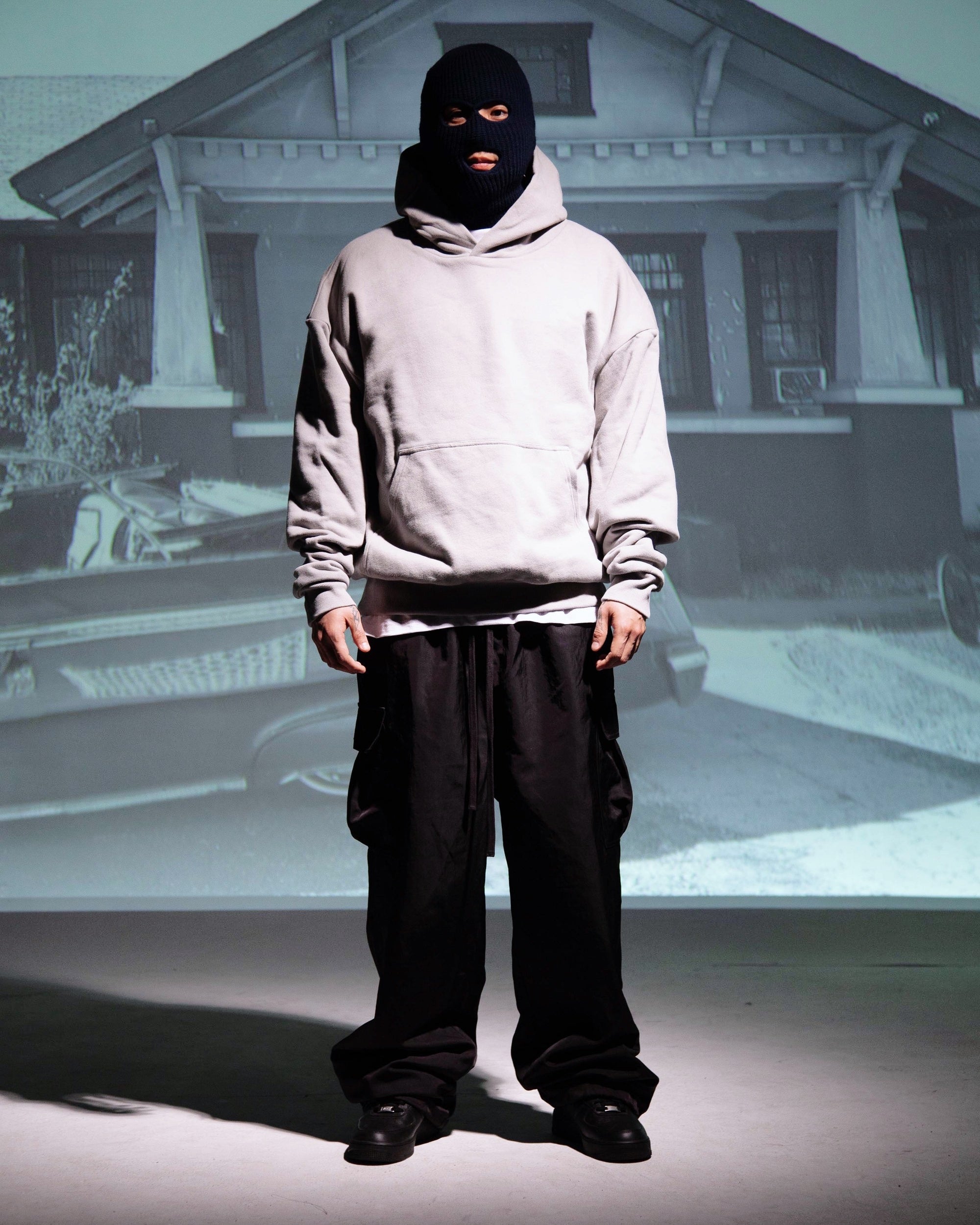 Garment Dye Double Layer Hoodie