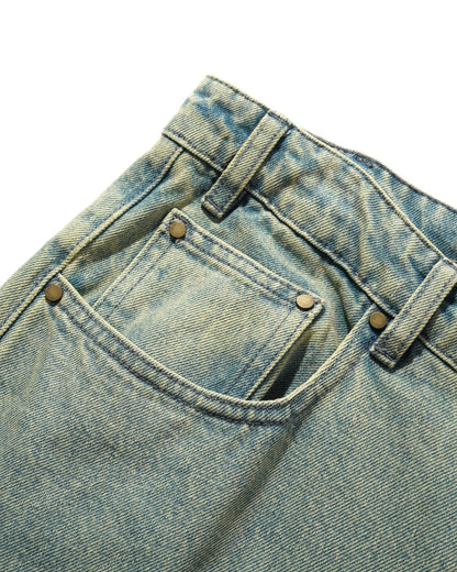Wide Cut Denim Jeans