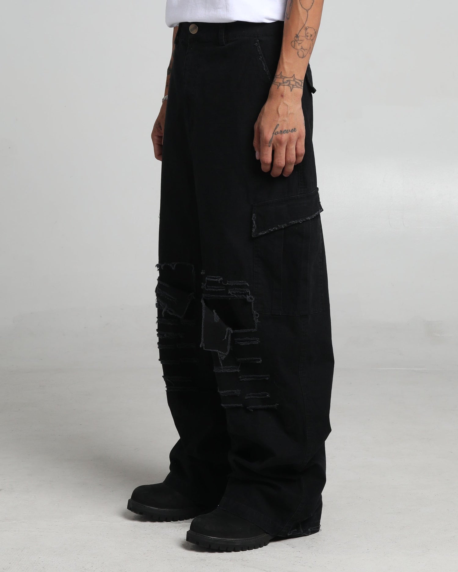 Shredded Cargo Pants