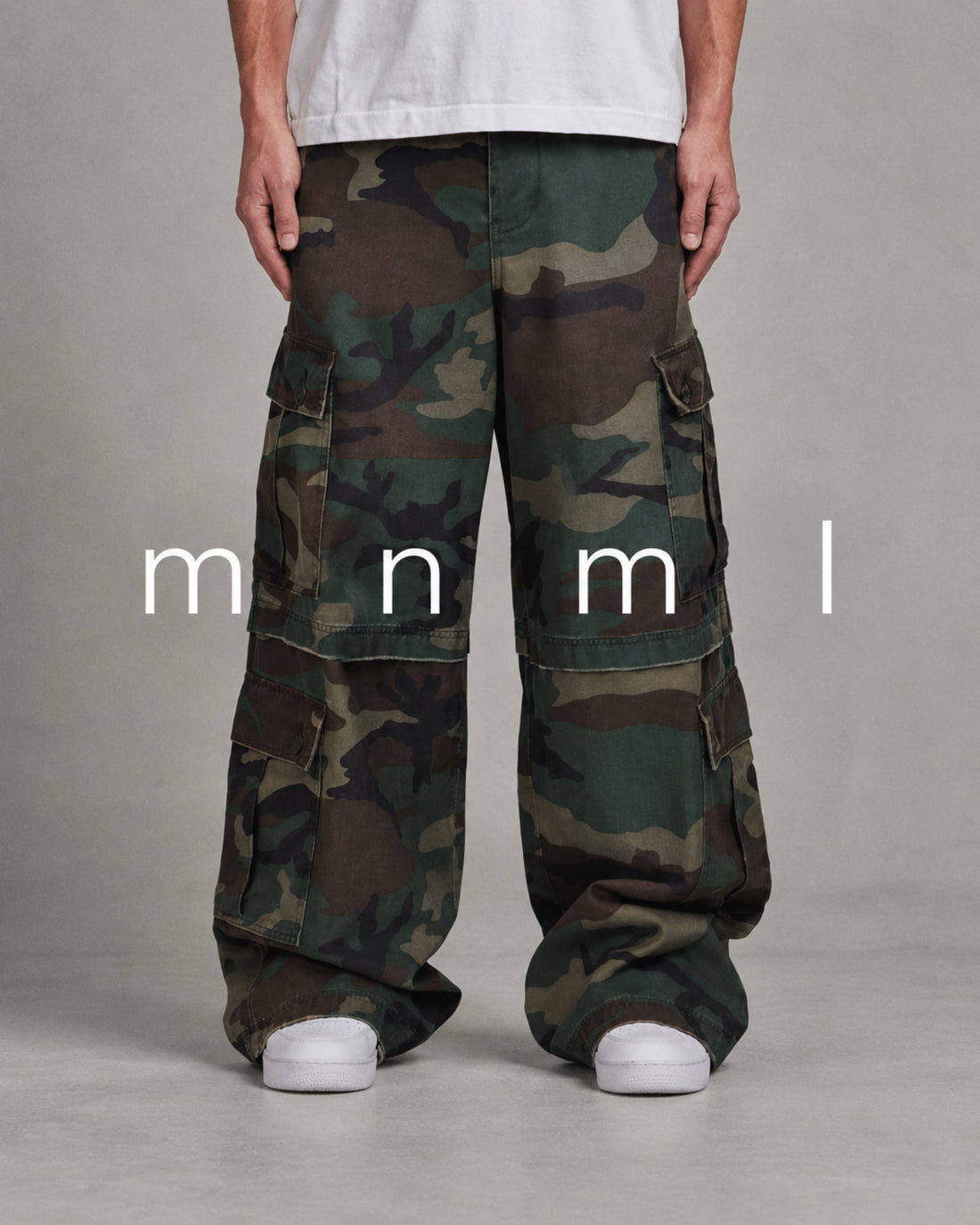MNML Rave Distressed Cargo Pants -🚨10/21（三）晚間20:00準時開賣