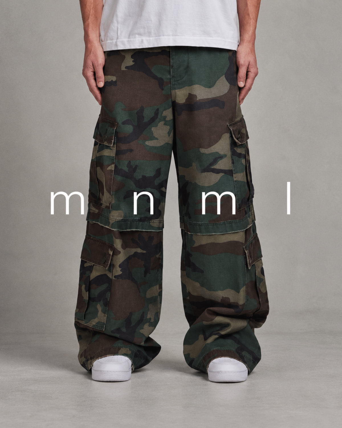 MNML Rave Distressed Cargo Pants -🚨10/21（三）晚間20:00準時開賣