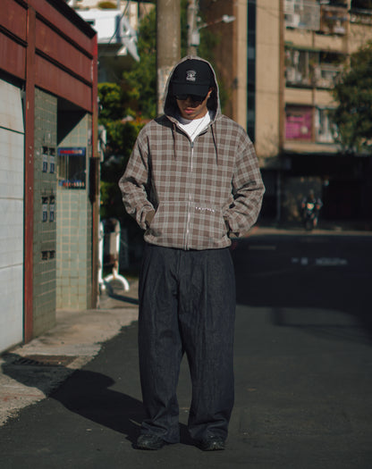 Waffle Zip-Thru Hood