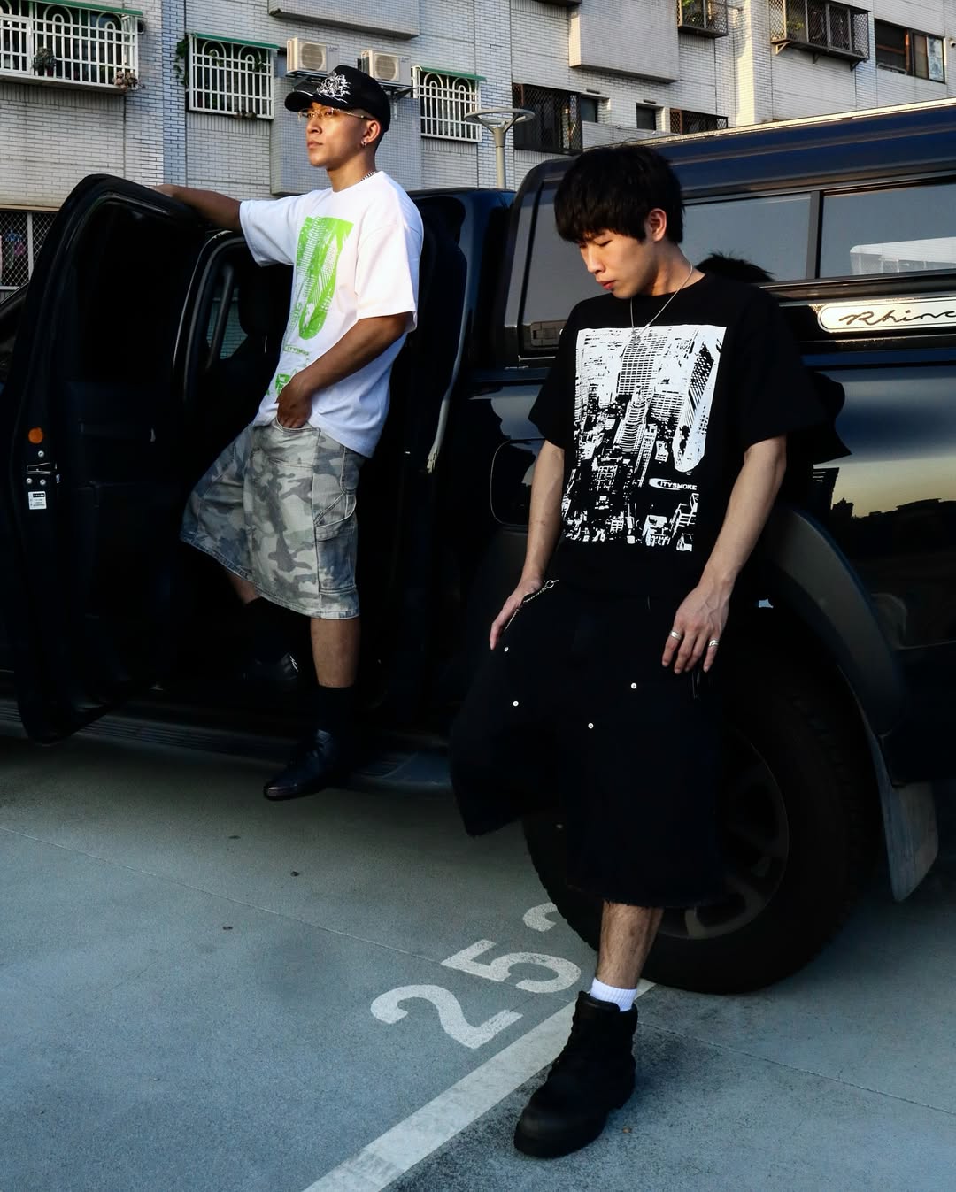 25SS DOUBLE KNEE SHORTS