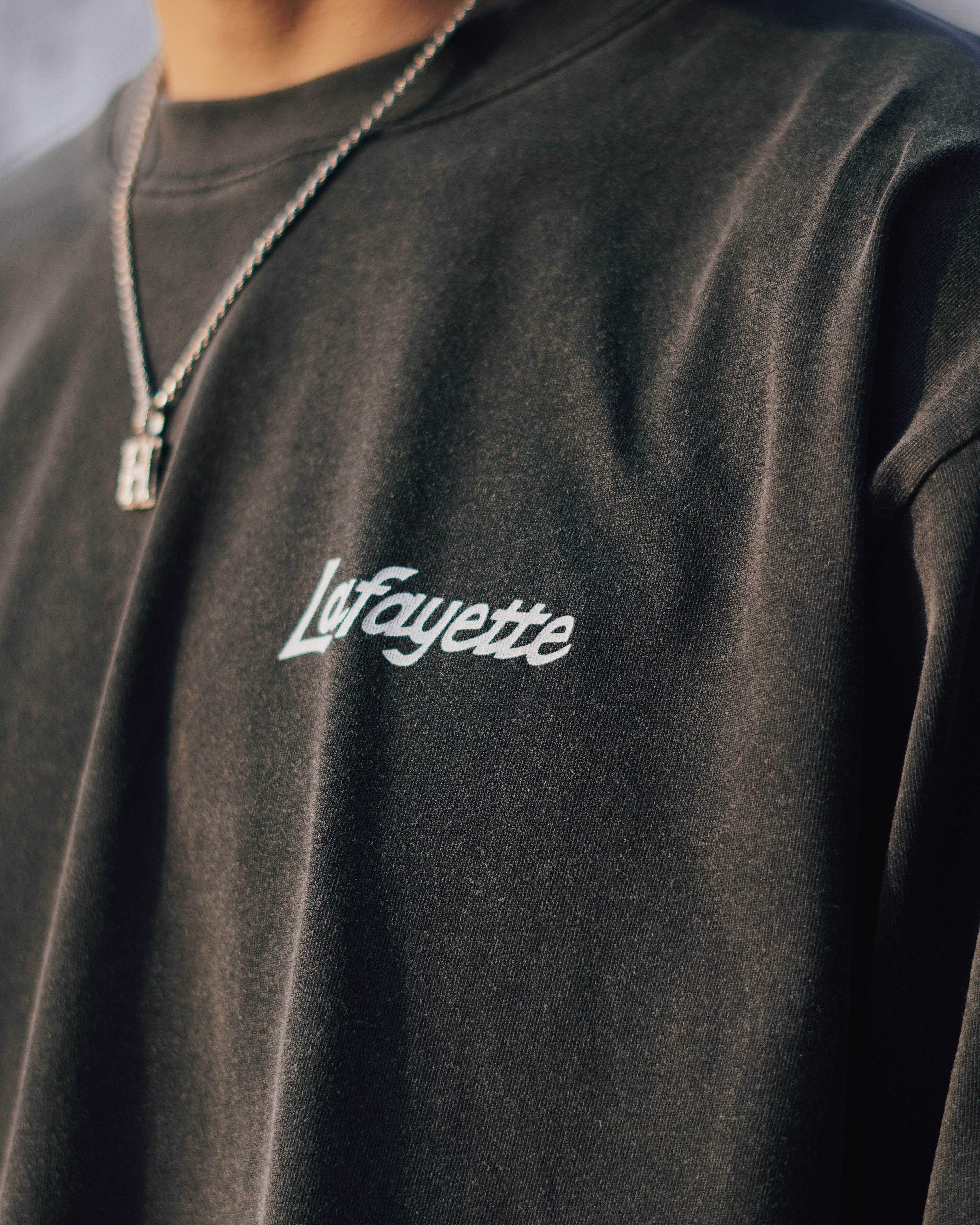 Sleeve Logo Washed L/S Tee