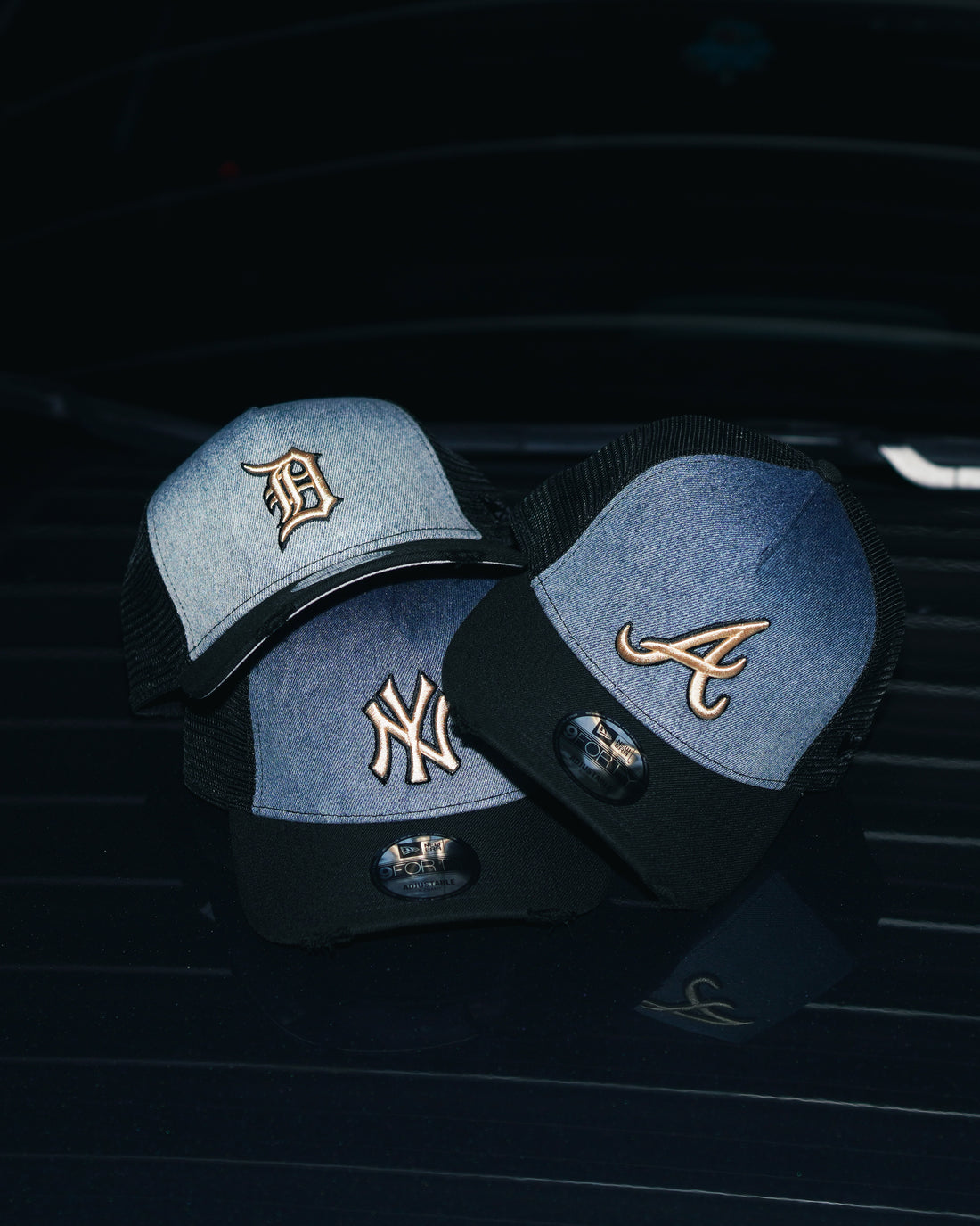 Bleach 9FORTY A-Frame Denim Trucker Snapback
