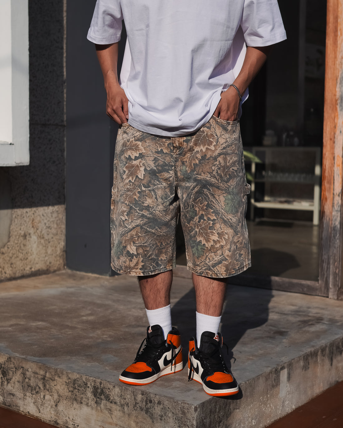 Carpenter Denim Shorts
